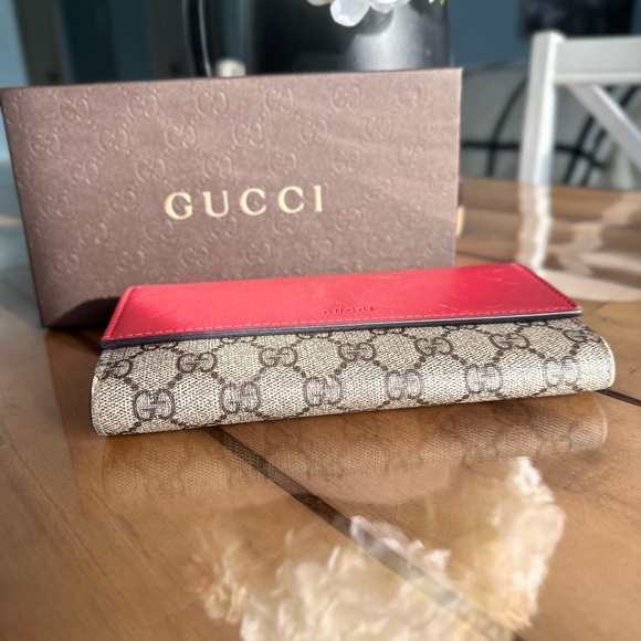 Gucci GG Supreme Bifold Long Wallet Tricolor - Picture 4 of 16